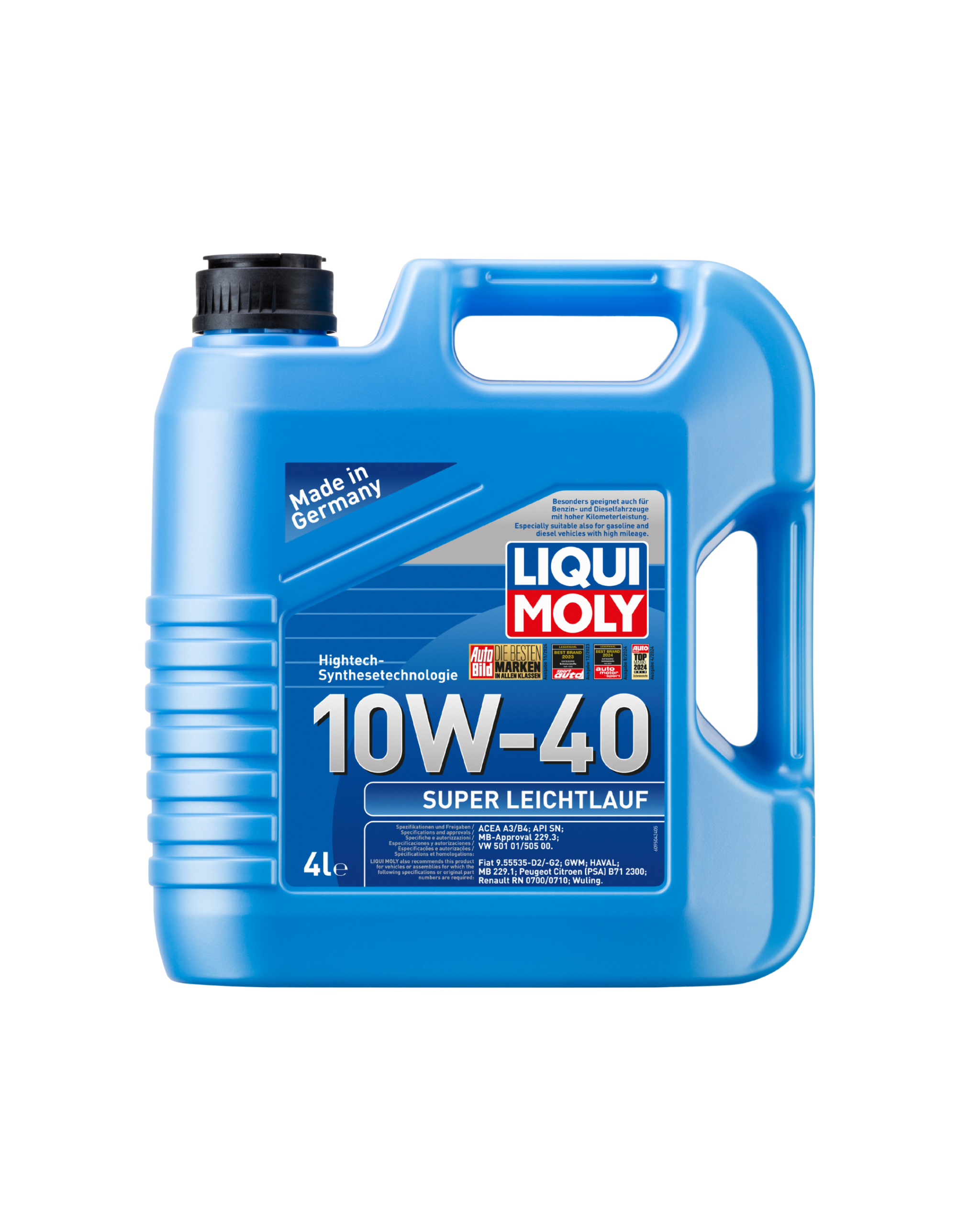 Dầu nhớt động cơ xe ô tô Liquid Moly Super Leichtlauf 10W-40